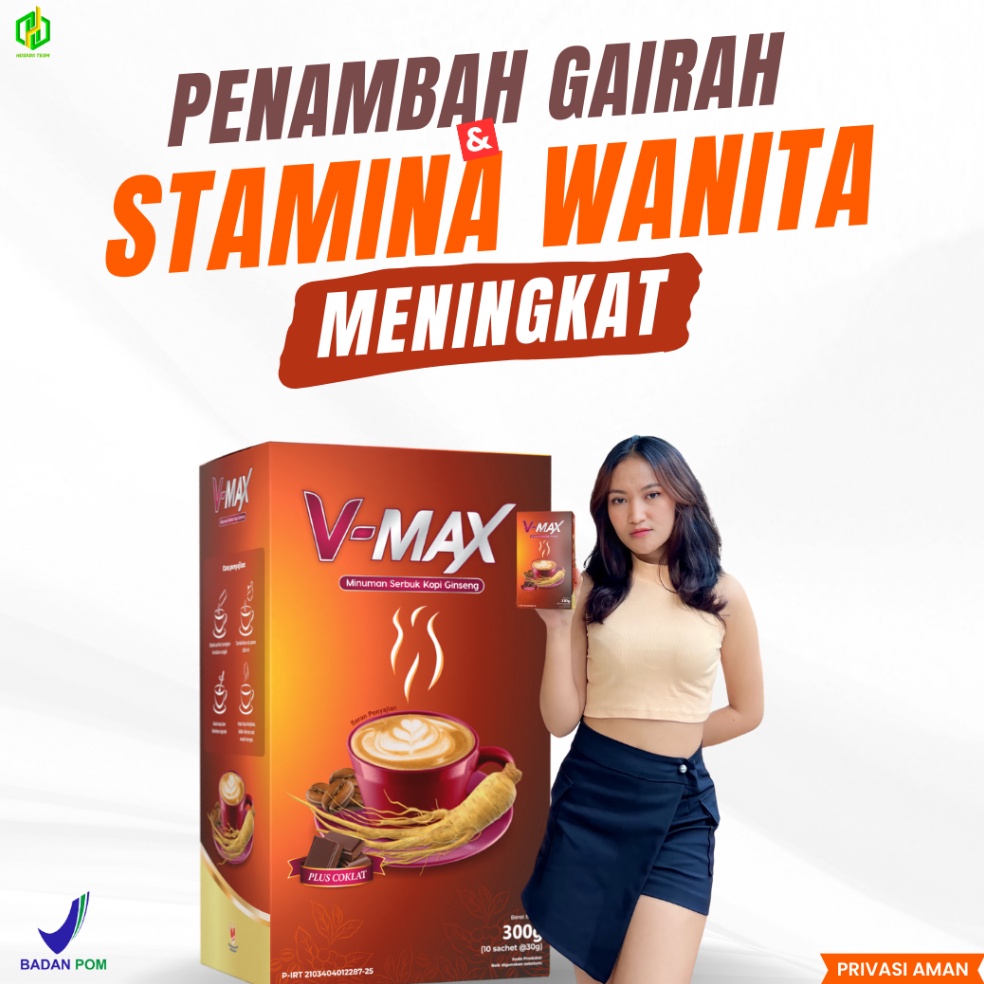 

Instan Minuman Penambah Gairah S3X Wanita VMax Coffe Rasa Cokelat Kopi Stamnia Wanita Ampuh