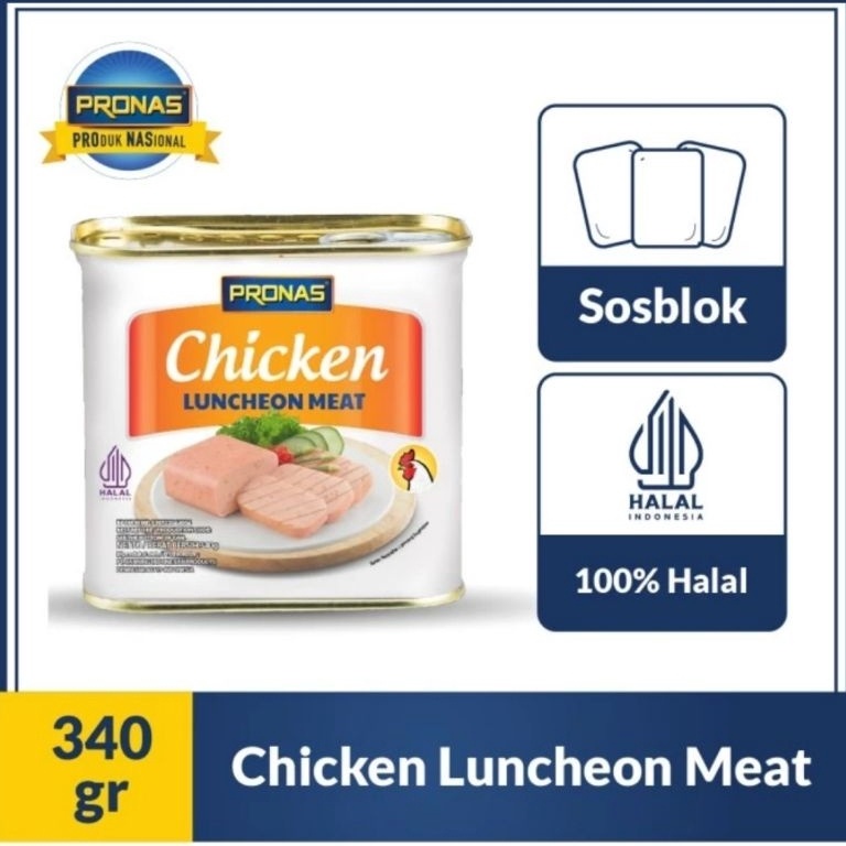

Dear Pronas Chicken Luncheon Daging Blok Ayam Serbaguna 34gr Kaleng