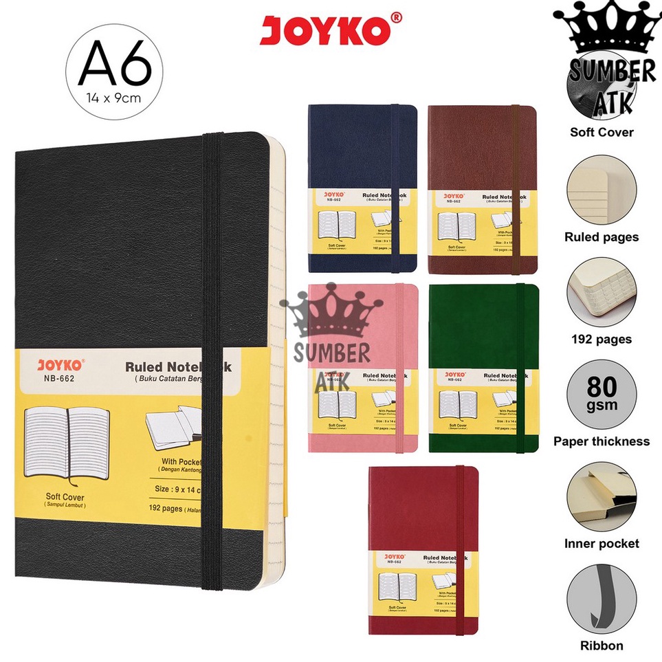 

Update Keren Ruled Notebook Diary Agenda Buku Catatan Bergaris Joyko NB662