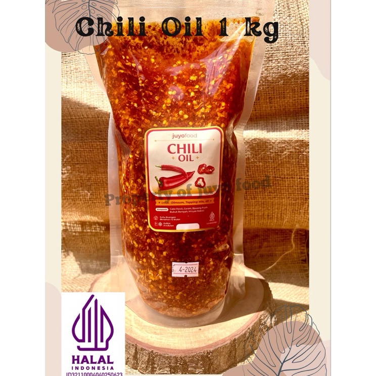 

Promo Max HALAL MUI MINYAK CABAI 1 KG CHILI OIL EKONOMIS jumbo utk dimsum ramen lamien mie bakso baso aci nasgor nasi dll