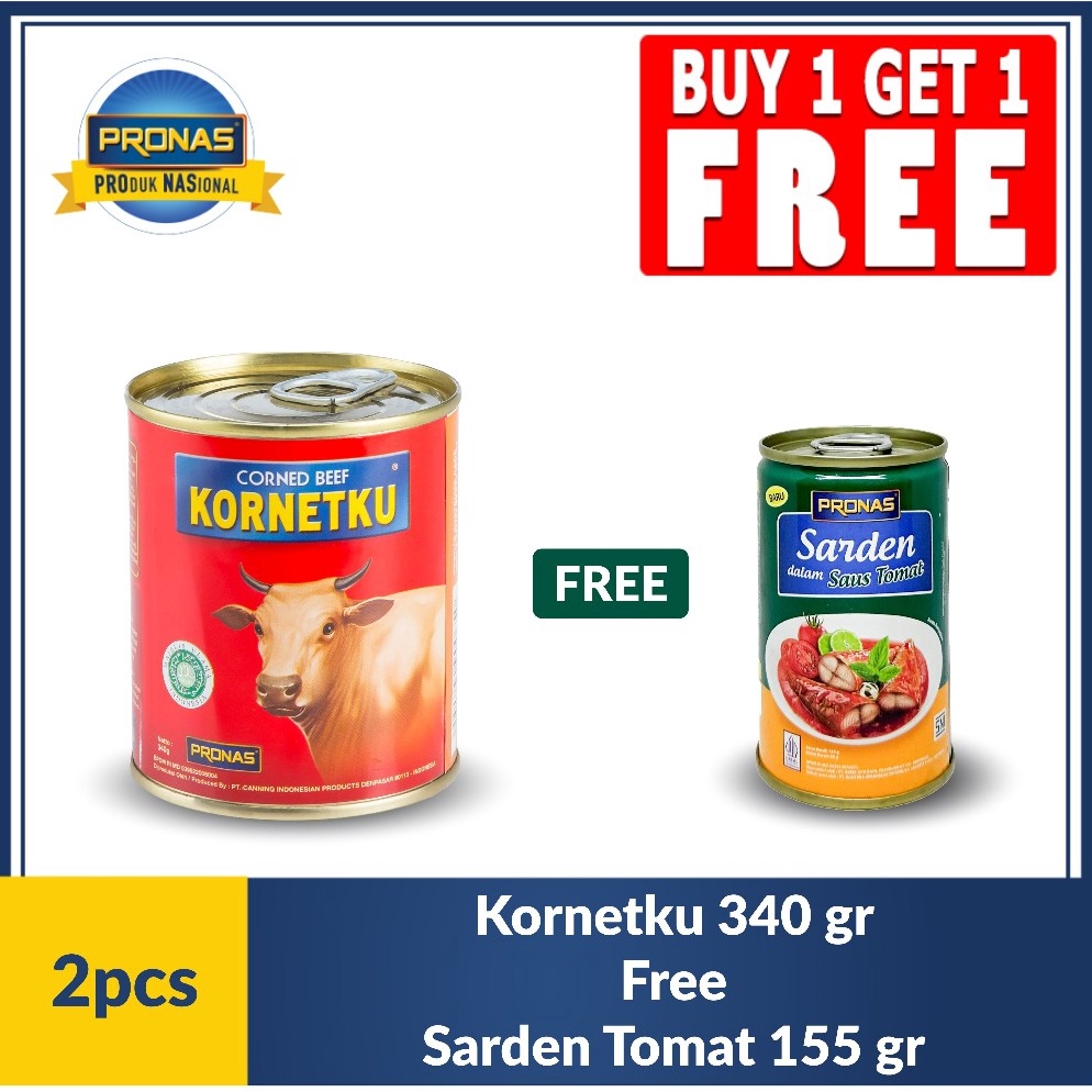 

Cepaat CO Kornetku Kornet Sapi 34 gr Free Sarden Tomat 155 gr