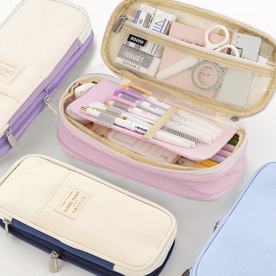 

Produk Berkualitas Pencil Cases Large Capacity Tempat Pensil Macaron Color Kawaii Pensil Kapasitas Besar Pensil Office Student Stationery Kotak Alat Tulis Kanvas Ritsleting Ganda Yang Dapat Ditarik Dengan Ritsleting Ganda Yang Ditingkatkan Pemblokir