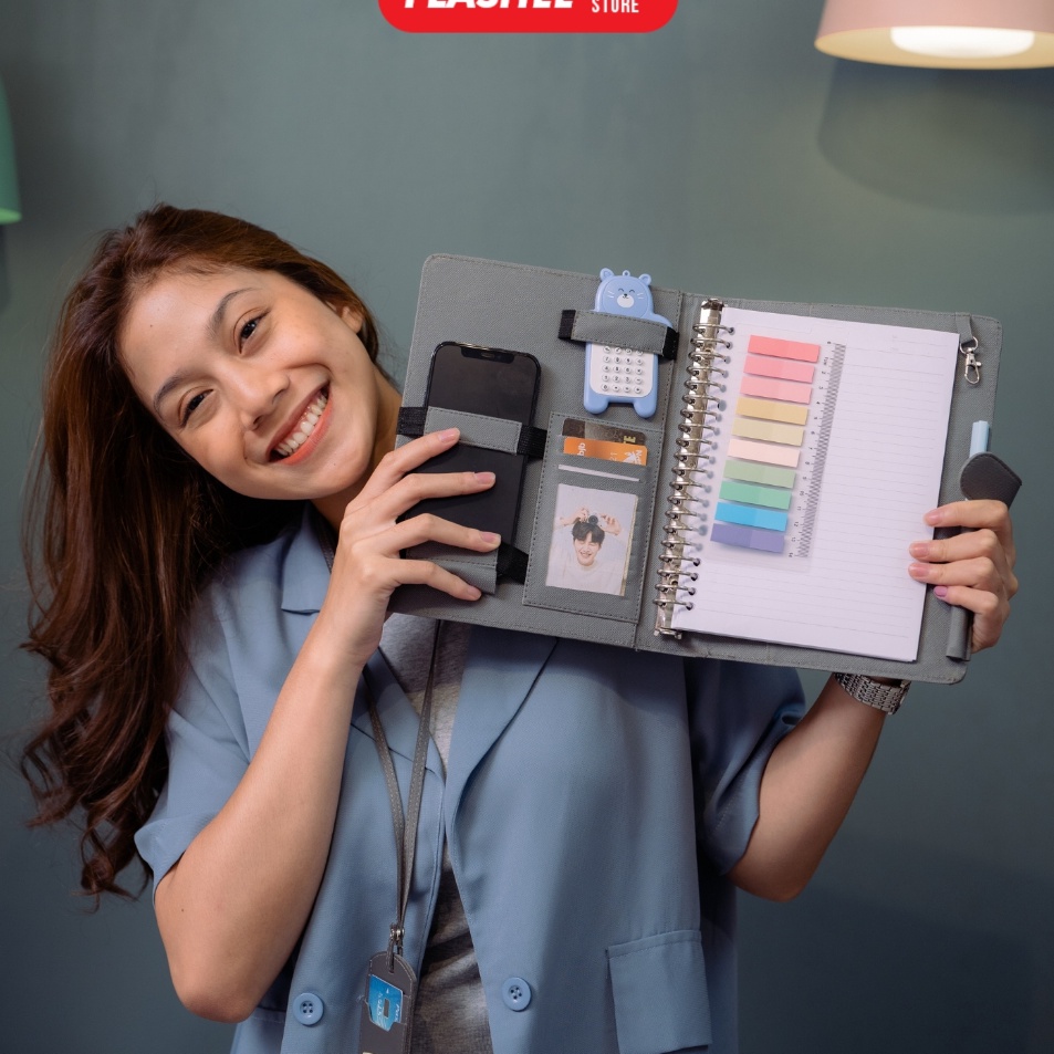 

Borong Meriah Flashee Binder Polos A5 2 Ring Antimainstream Ozzie Binder Eksklusif A5 2 Ring Multifungsi 7 Warna