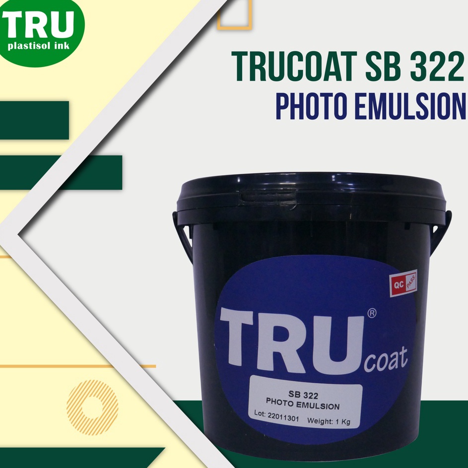 

Diskon Hemat TRUcoat SB322 Photo Emulsion Obat Afdruk 1kg Solvent Plastisol Original