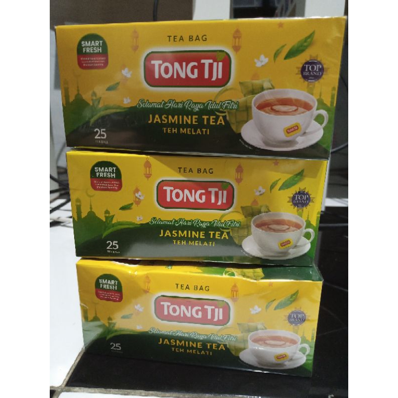 

Tong Tji jasmine tea isi 25 kantong teh celup melati premium