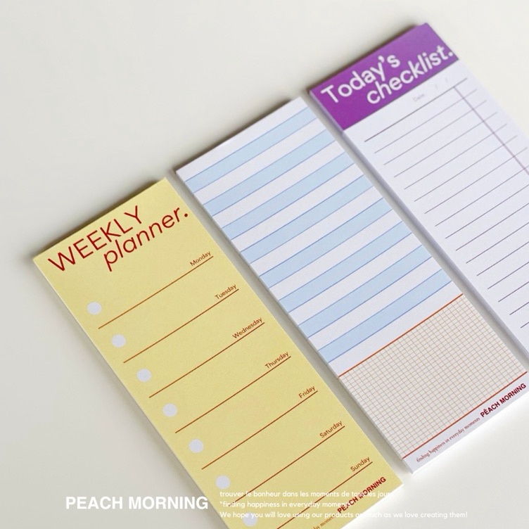 

Garansi Terpercaya WBT Memo Notes by PEACH MORNING