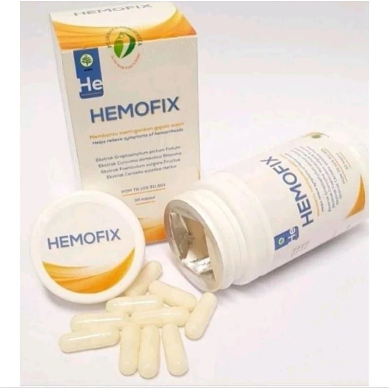 Hemofix Asli Original Obat Herbal Untuk bAmbien wasir sembelit ampuh resmi BPOM