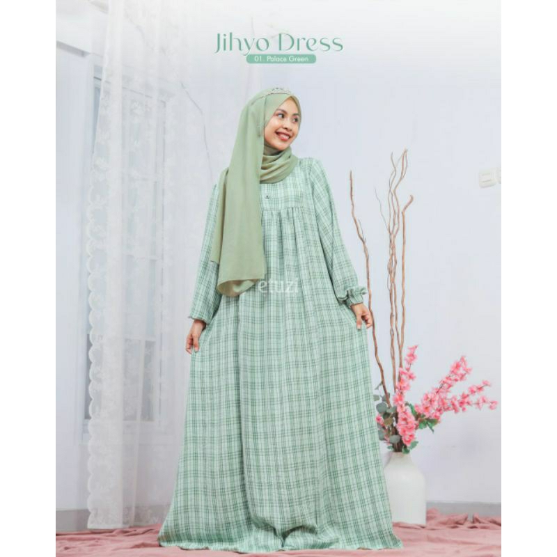 jihyo Dress by.Etuzi Jihyo ORI Busui Friendly Korean Look Gamis Anak Muda Murah