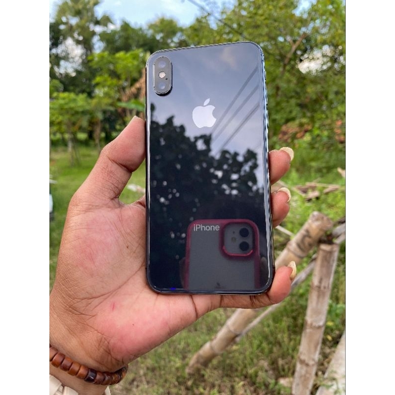 iPhone X - 256 GB Lengkap Fullset Ori Segell.. Nominus All Provider 3utools Hijau Semua