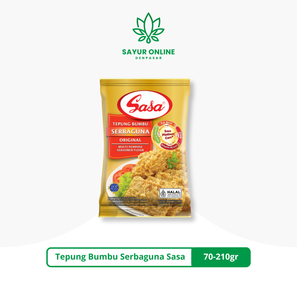

Tepung Bumbu Serbaguna Sasa 70-210gr - Sayur Online Denpasar
