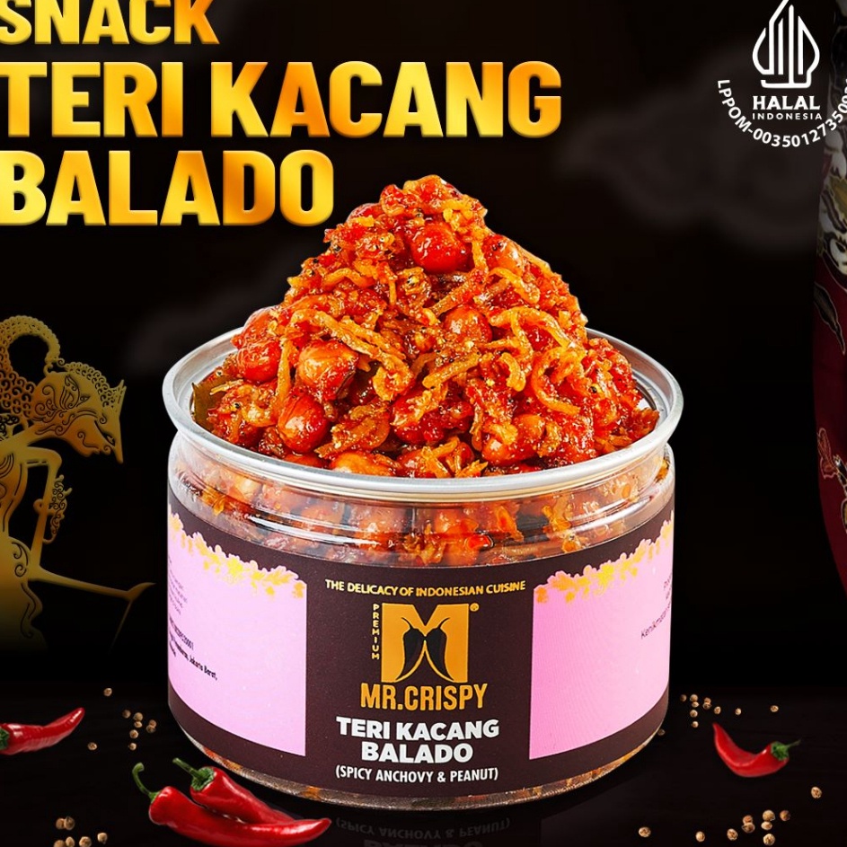 

77 Teri Kacang BaladoTeri Medan MrCrispy