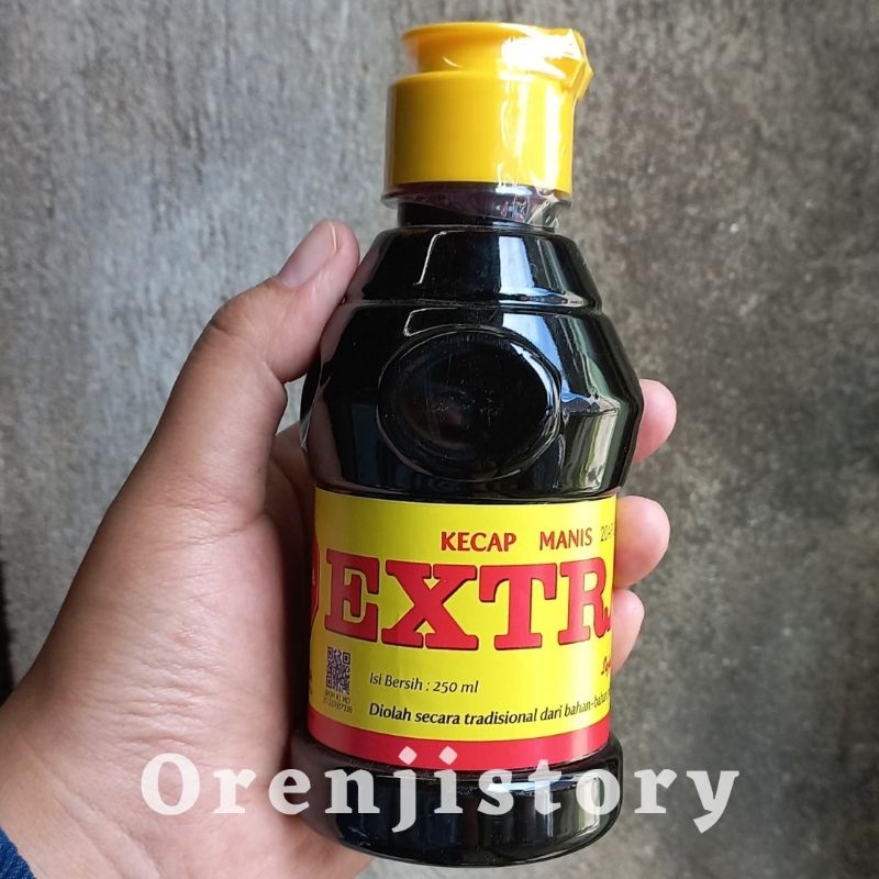 

kecap manis extra 250 ml dan 300 ml kecap enak