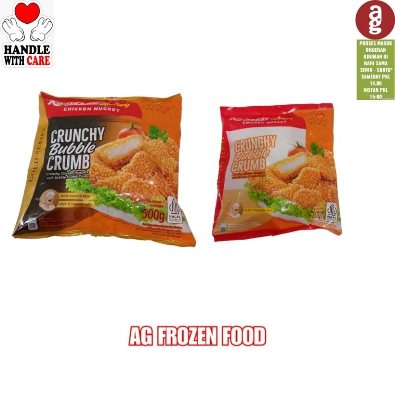 

Richeese Factory Nugget Crunchy Bubble Crumb 250 & 500 Gram