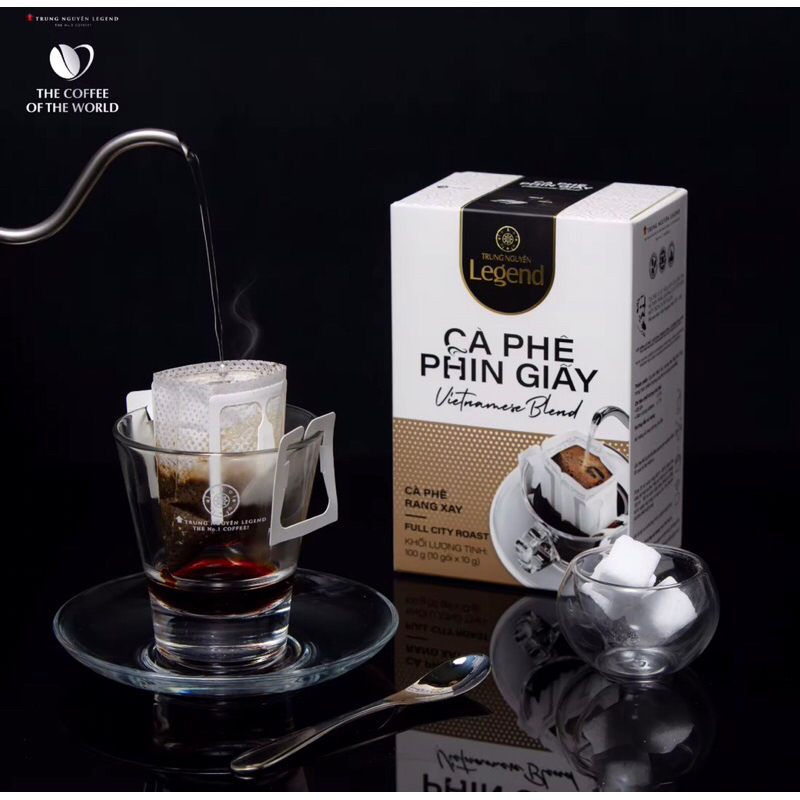 

KOPI VIETNAM TRUNG NGUYEN LEGEND COFFEE DRIP VIETNAMESE BLEND isi 10 per box