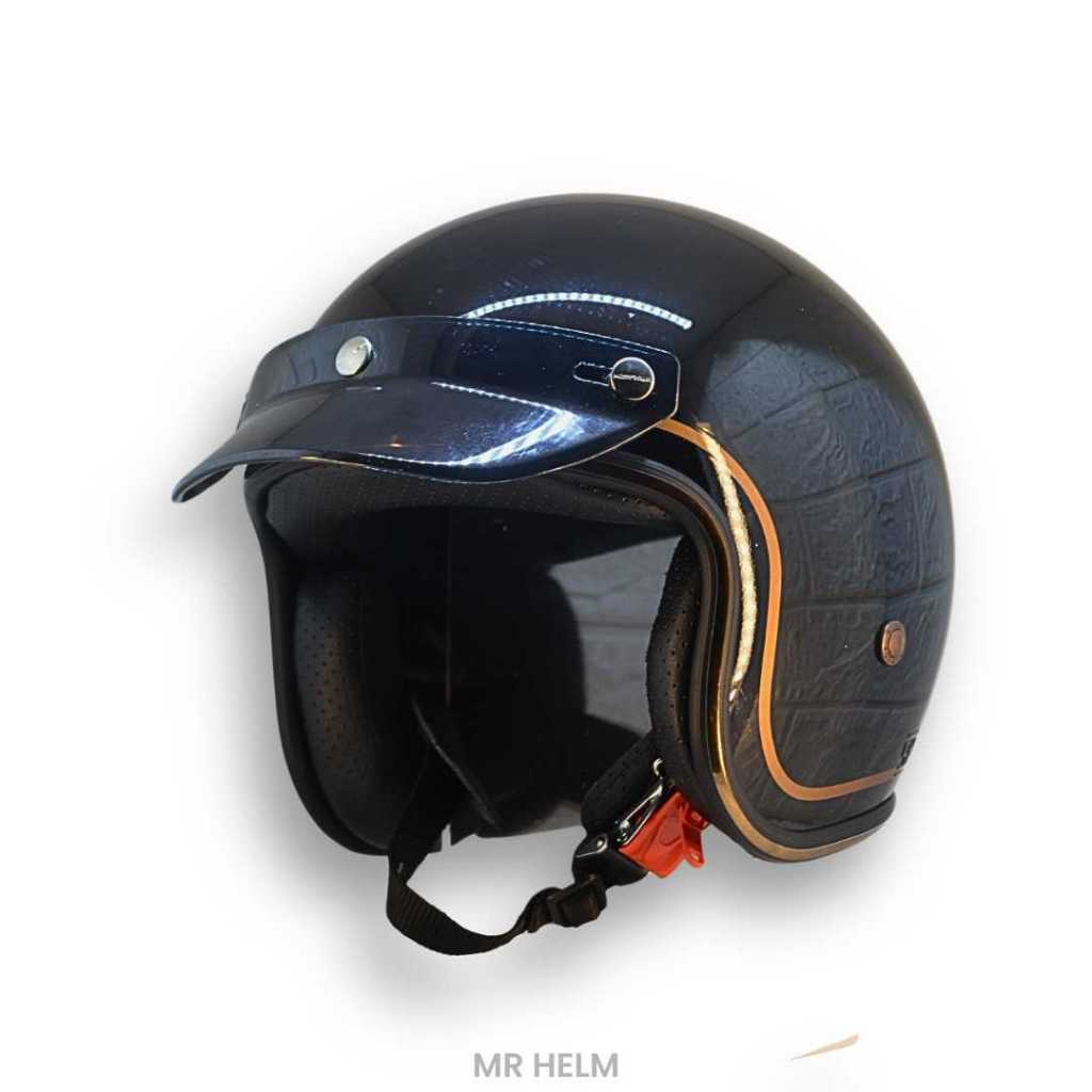 Helm Retro Fino Ruby Premium Original Mr Helm