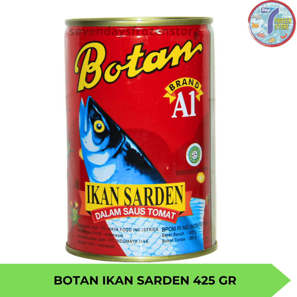 

Botan Ikan Sarden Premium 425 gr