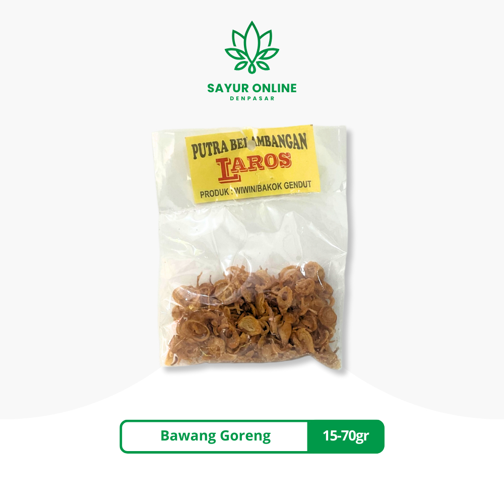 

Bawang Goreng 15-70gr - Sayur Online Denpasar