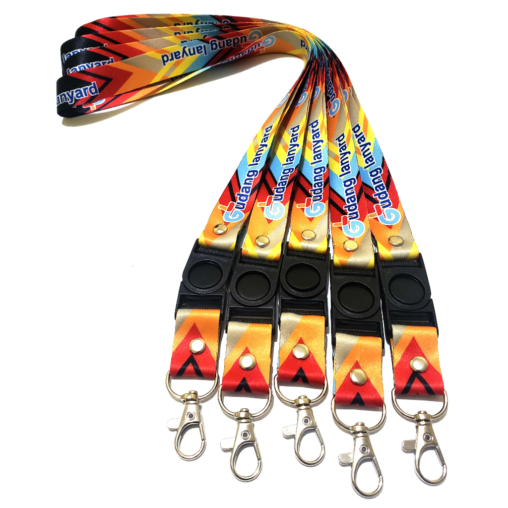 

Cetak lanyard Print sublim 1,5cm. 1 SISI / Kalung idcard Min Cetak 11pcs++