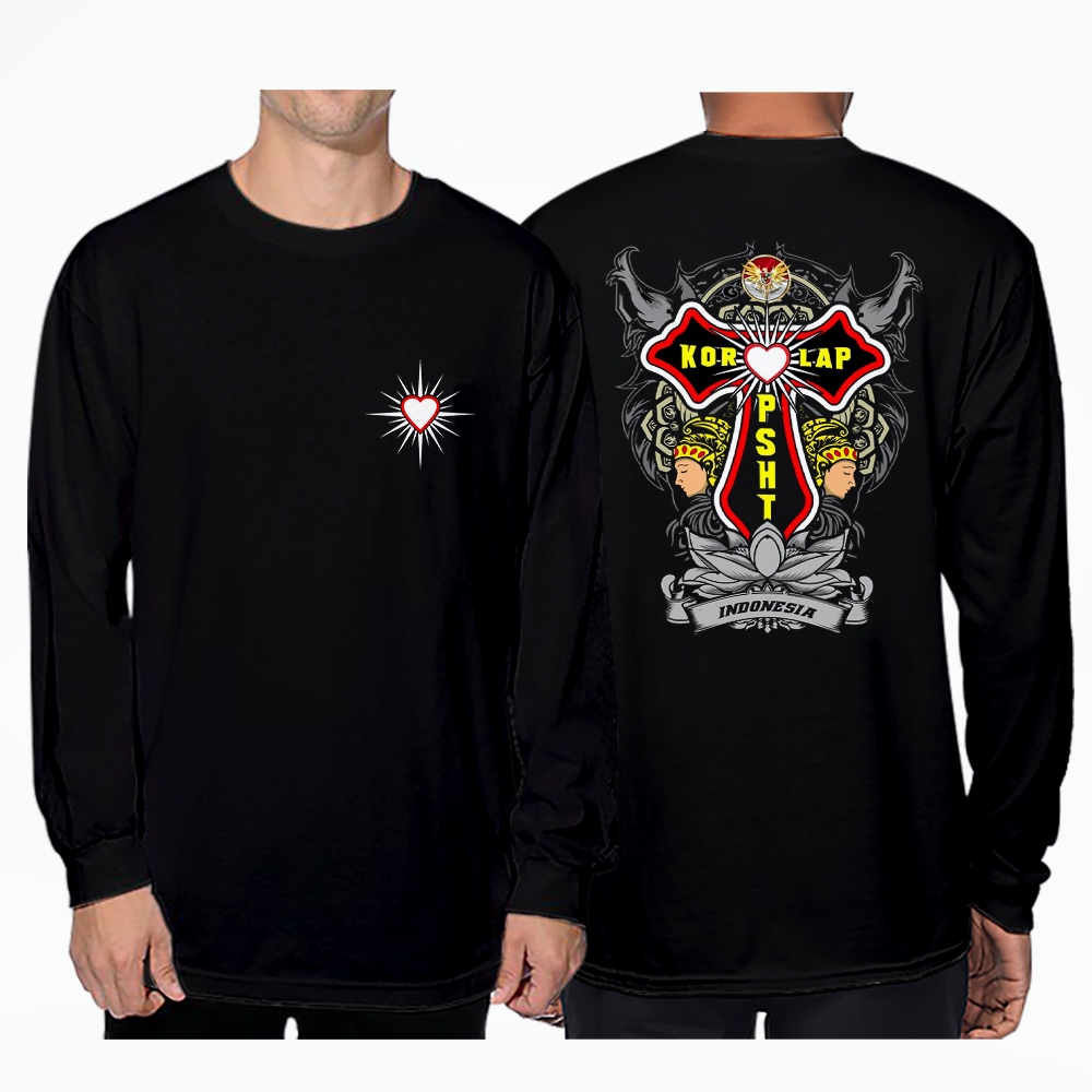 KAOS LENGAN PANJANG - KAOS KORLAP - T-SHIRT PSHT KORLAP - TERBARU TANGAN PANJANG