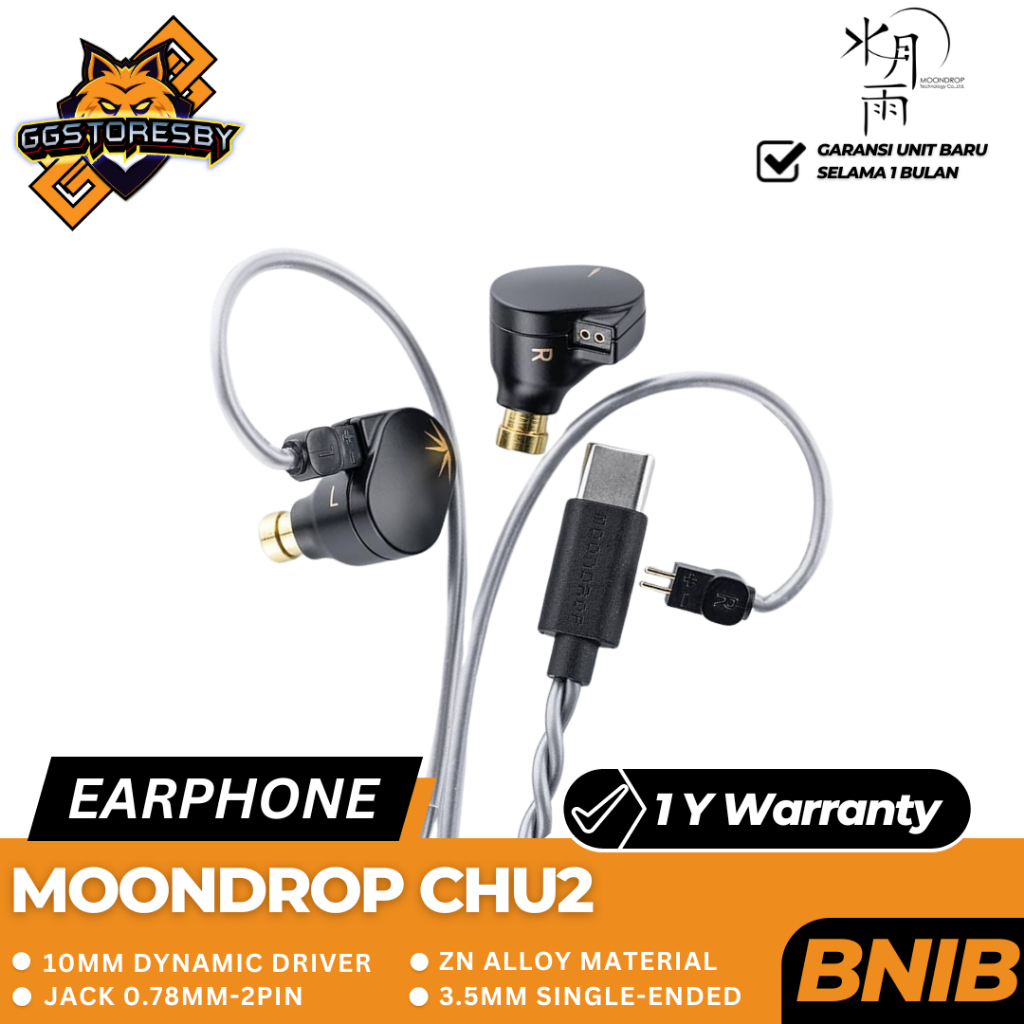 Moondrop Chu2 / Chu 2 End-Game 2Pin Iem Earphones