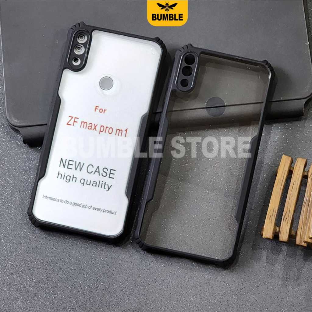 Case Zenfone Max Pro M1 Zenfone Max Pro M2 Case Fusion Armor Shockproof Transparan Premium Casing Ze