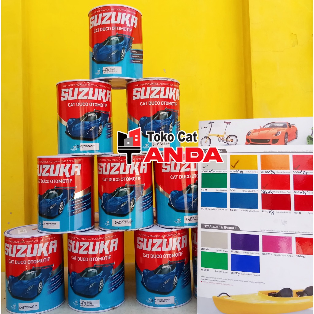 Cat Suzuka 1KG WARNA KOMPLIT