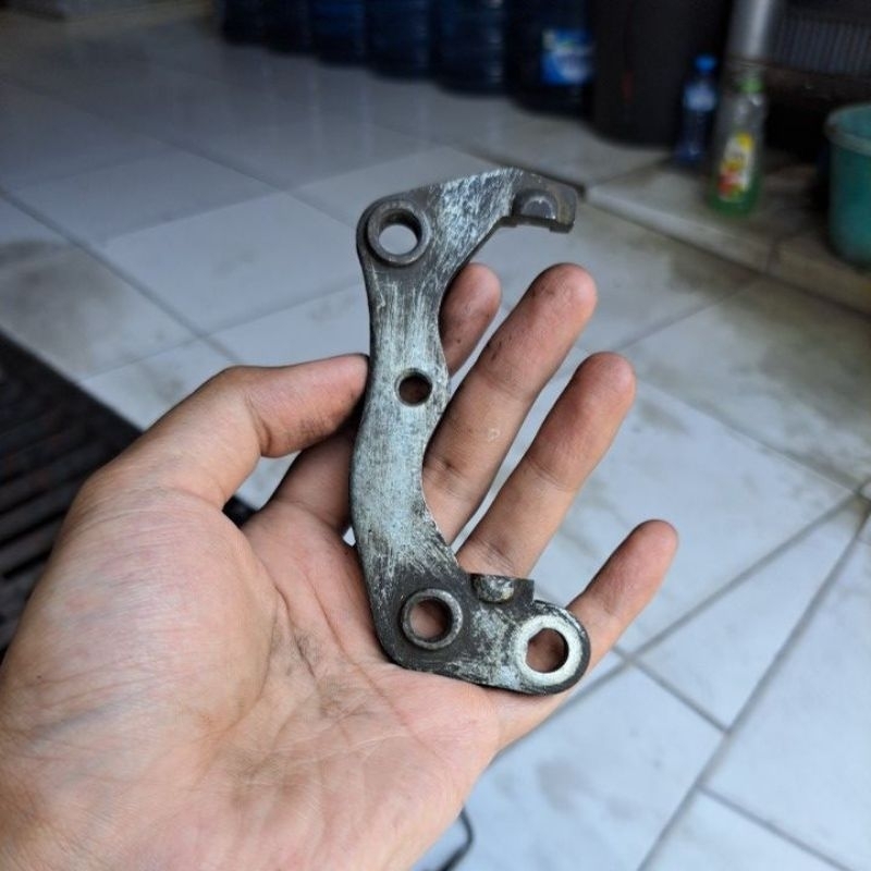 breket kaliper depan klx original copotan motor