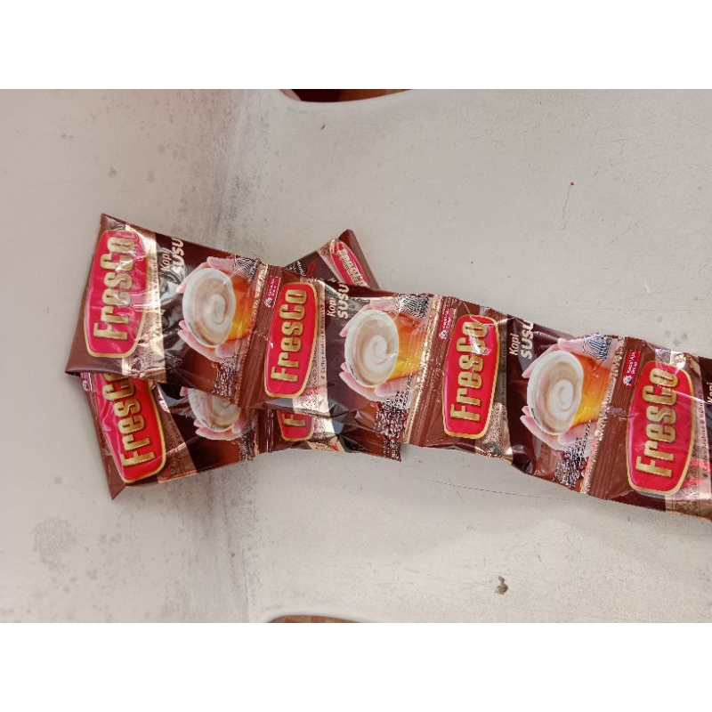 

Kopi Susu Freco Kemasan Sachet [30gr] Renteng Dijamin berkualitas
