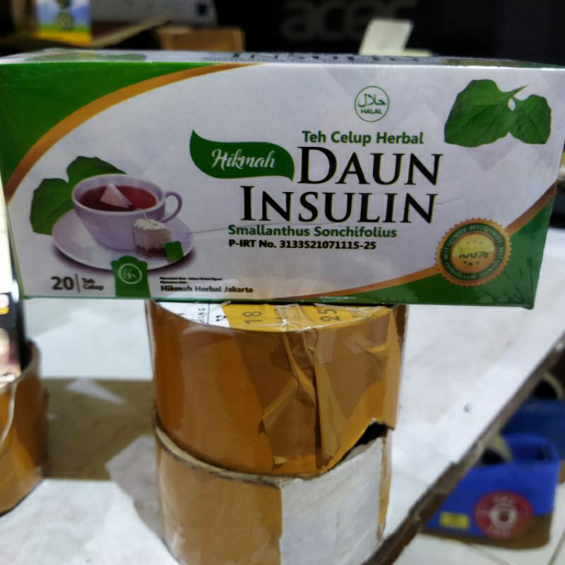 

TEH CELUP DAUN INSULIN HIKMAH BERAT 40 GRAM