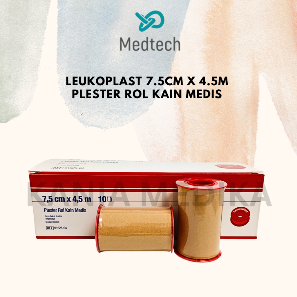 Leukoplast 7,5cm x 4,5m Plester Rol Kain Medis/ Leukoplast 7.5x4.5