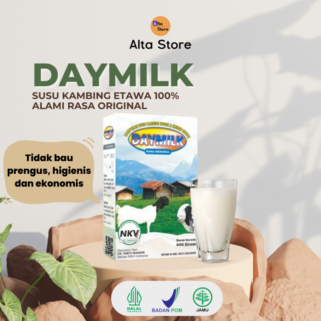 

Daymilk Original Paket 10 Box Susu Kambing Etawa Atasi Masalah Tulang dan Sendi