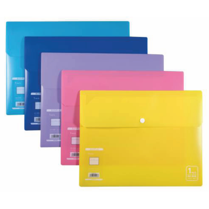 

(Original) Gramedia Pekanbaru - Kinary Document Snap Bag A4 Fb1431-Si Pink