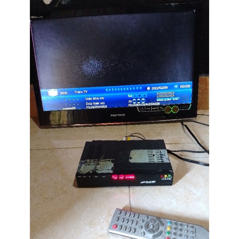 receiver mpeg4 bekas normal