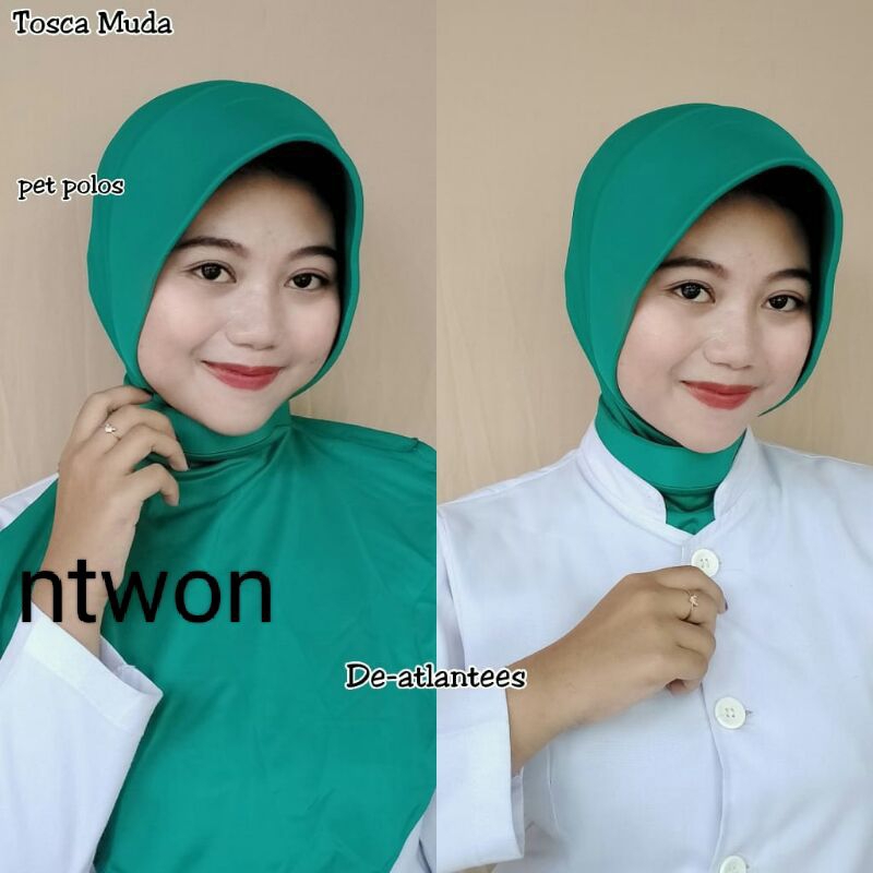 JILBAB INSTANT TOSCA MUDA PREMIUM
