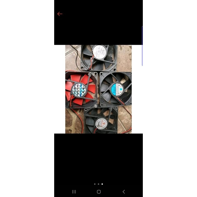 fan bekas copotan power suply 8cm