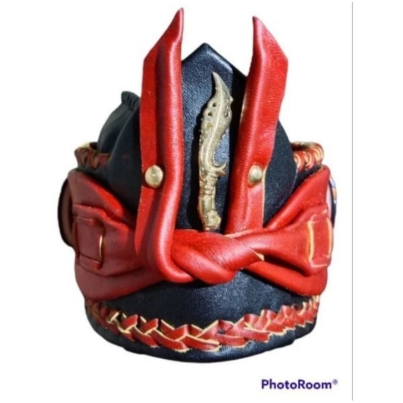 Blangkon Kulit/Iket Tradisional Jawa Sunda / Bendo Kulit