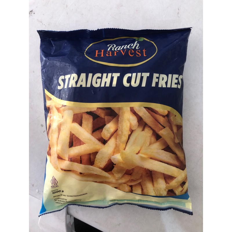 

Ranch Harvest Sraight Cut Fries / Kentang Goreng Beku 1kg