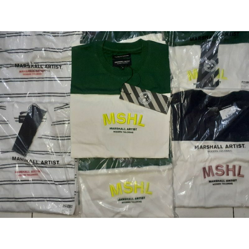 Marshall Artist Mercer Green White t-shirt