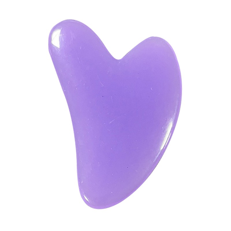 27HH Face Roller Pemijat Wajah / Roller Facial Massage / Batu Giok Kesehatan-GUASHA PURPLE