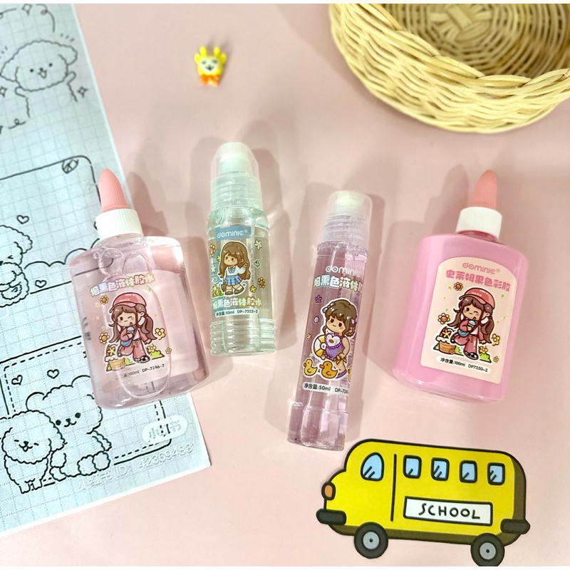 

DOMINIC FANCY WATER GLUE | LEM CAIR WARNA | LEM KERTAS