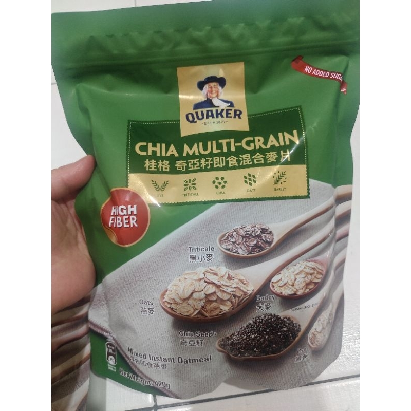 

Quaker Chia Multi Grain High Fiber 420 gram