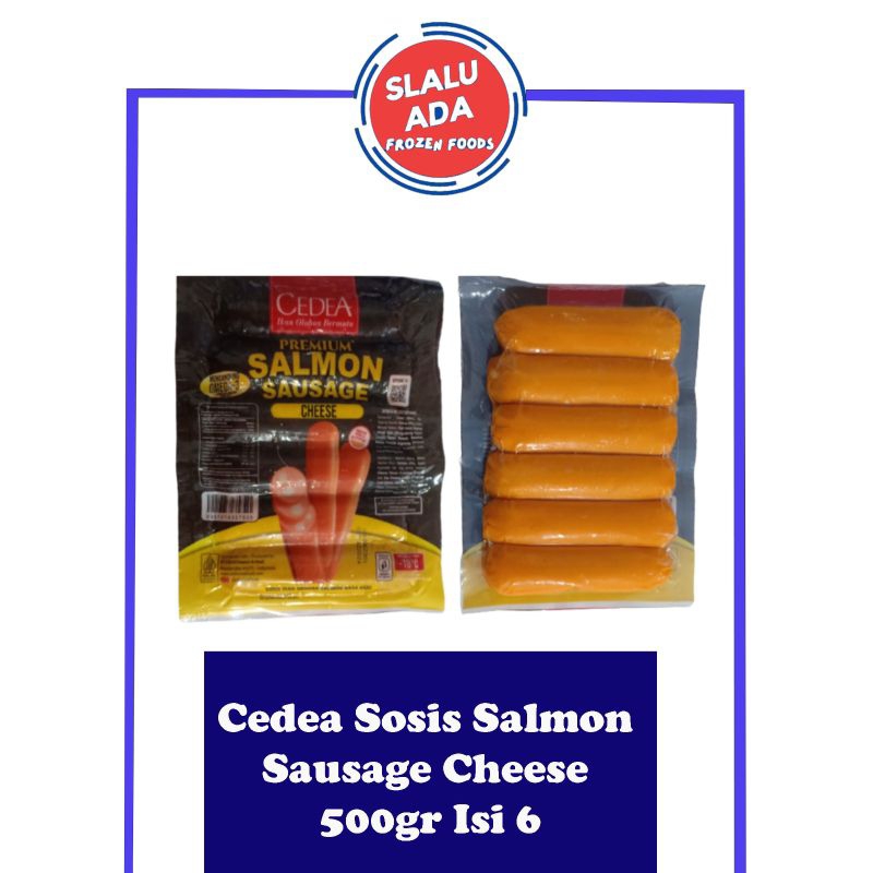 

sosis cedea salmon sausage cheese premium berat 500gr