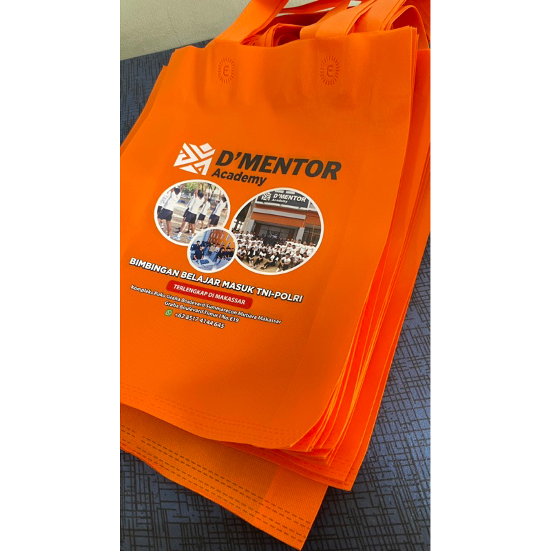 cetak goodie bag / spounbond / spunbond (1 lusin, 12pcs)