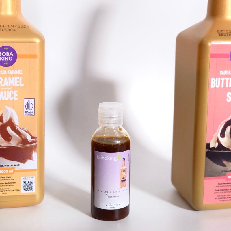 

Bobaking All Varian Sauce & Sugar Repack [30, 75, 100] g