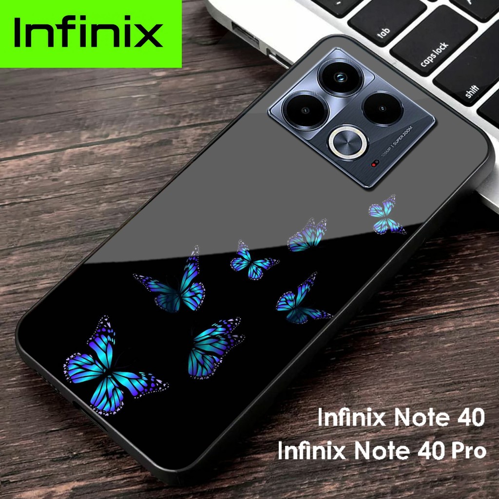 Softcase Glass Kaca Infinix Note 40 - Infinix Note 40 Pro 2024 - Case Hp Terbaru - G90