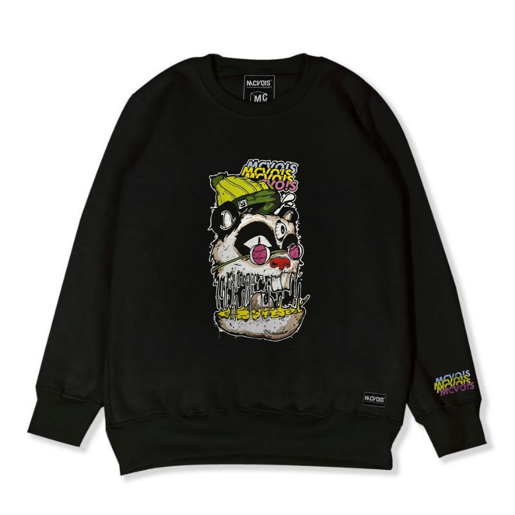 Sweater Crewneck Kartun Zombie Hamster