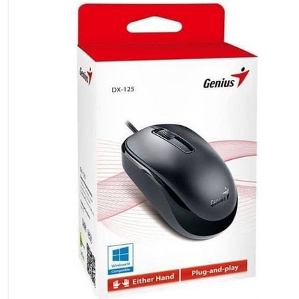 [ ARS ] Mouse USB Genius DX120 DX-120 DX 120 DX 125 DX125 DX-125 NEW Garansi Resmi