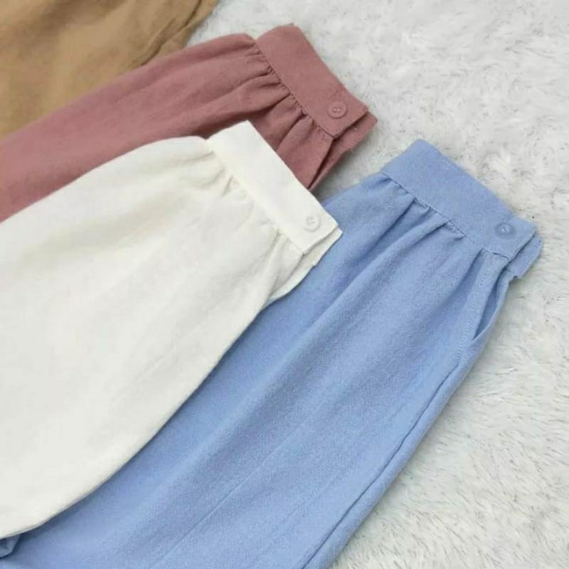 Blouse Ruffle Kekinian Korean Style