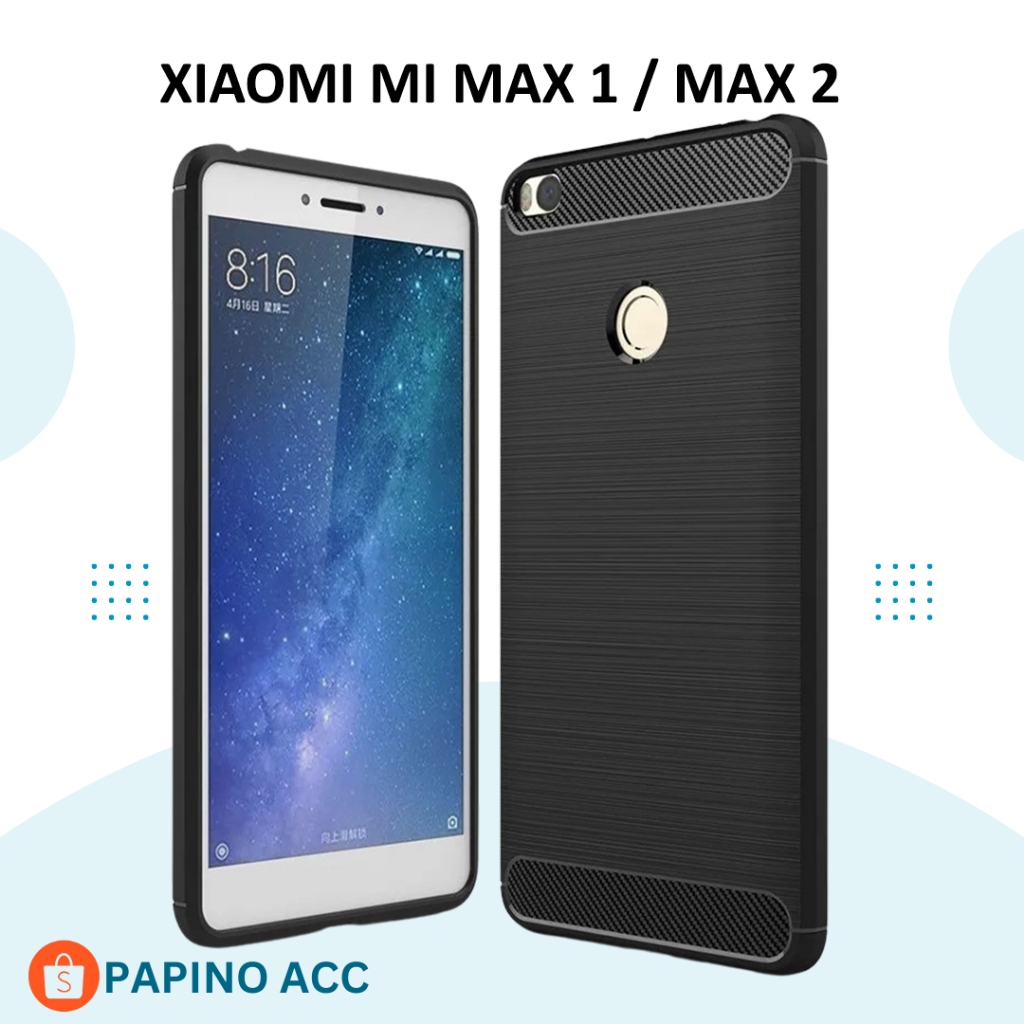 SOFTCASE MI MAX 1/MI MAX 2 SLIM FIT CARBON IPAKY MI MAX 1/MI MAX 2 CASING HP