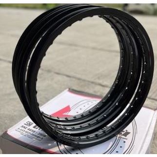 VELG ROSSI WM BLACK GLOSSY / HITAM KILAP RING 17 & RING 18 140, 160, 185, 215